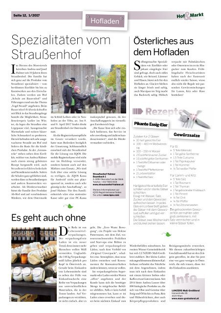 Hof & Markt | Fleisch & Markt 01/2017