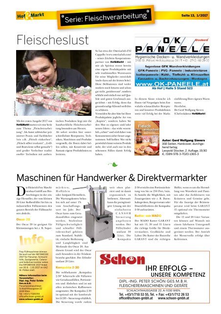 Hof & Markt | Fleisch & Markt 01/2017