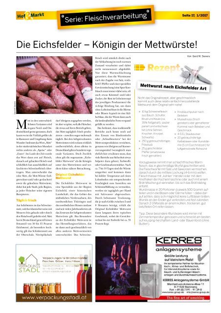 Hof & Markt | Fleisch & Markt 01/2017