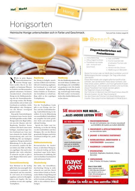 Hof & Markt | Fleisch & Markt 01/2017