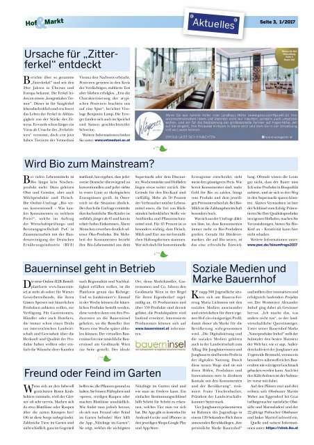 Hof & Markt | Fleisch & Markt 01/2017