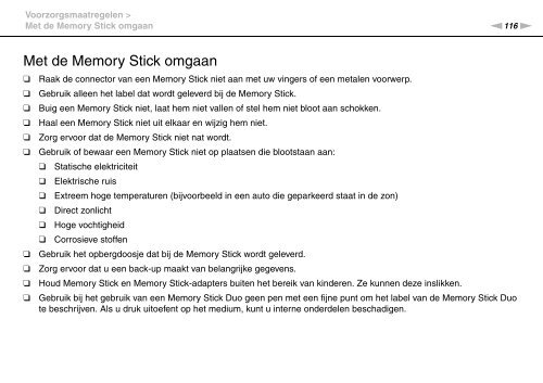 Sony VGN-P21S - VGN-P21S Mode d'emploi N&eacute;erlandais