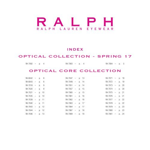 RALPH PRIMAVERA 2017