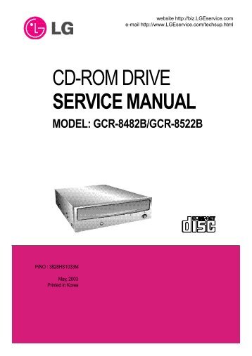 se rvice manual model: gcr-8482b/gcr-8522b - Diagramas Gratis ...