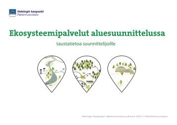 Ekosysteemipalvelut aluesuunnittelussa