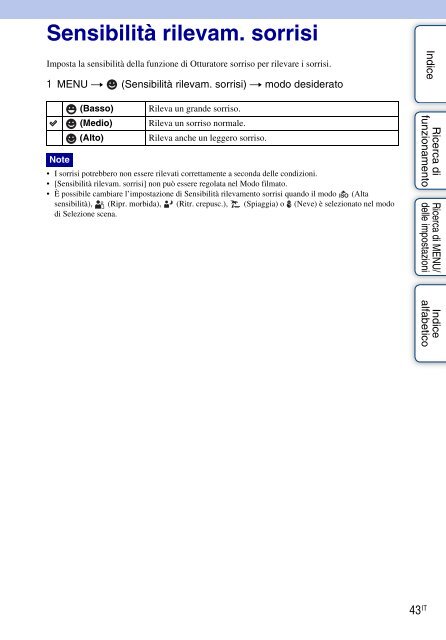 Sony DSC-W190 - DSC-W190 Consignes d&rsquo;utilisation Italien