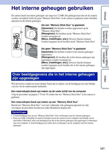 Sony DSC-W190 - DSC-W190 Consignes d&rsquo;utilisation N&eacute;erlandais