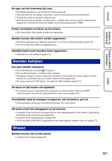 Sony DSC-W190 - DSC-W190 Consignes d&rsquo;utilisation N&eacute;erlandais