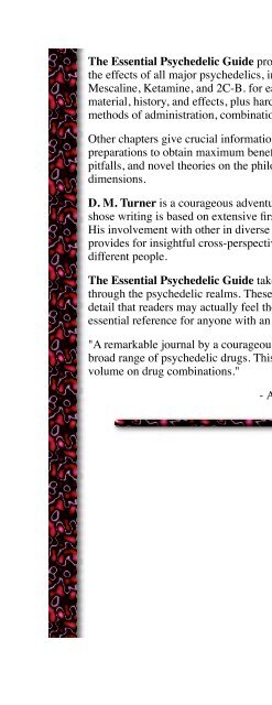 DM Turner- The Esseential psychedelic guide