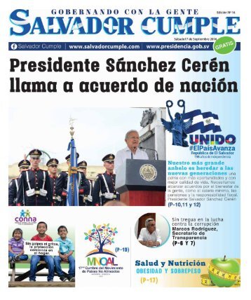 Periódico Salvador Cumple Nº16 17 de SEPT  2016