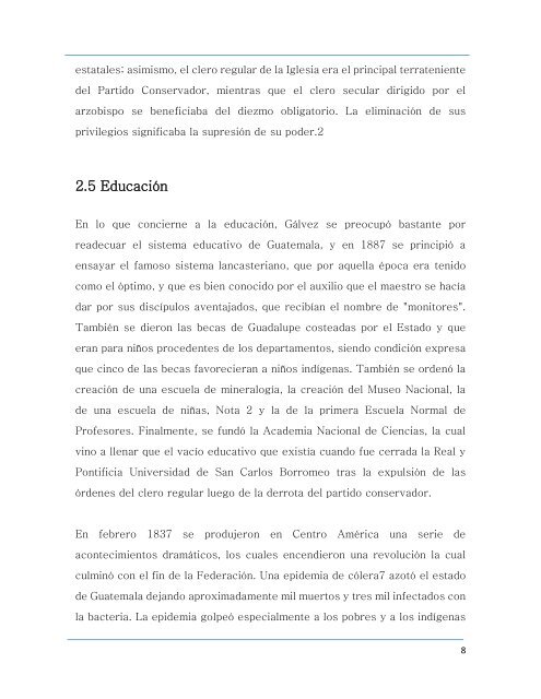 Informe Final Doctor Mariano Galvez