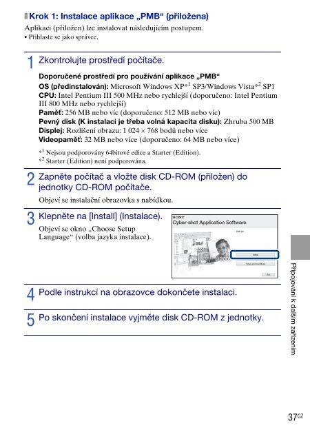 Sony DSC-W190 - DSC-W190 Consignes d&rsquo;utilisation Tch&egrave;que