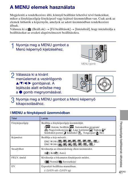 Sony DSC-W190 - DSC-W190 Consignes d&rsquo;utilisation Slovaque