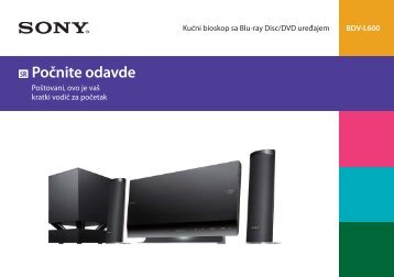 Sony BDV-L600 - BDV-L600 Guida di configurazione rapid Serbo