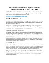 ProfitBuilder 2 review-SECRETS of ProfitBuilder 2 and $16800 BONUS