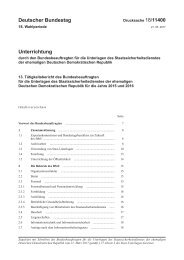 Deutscher Bundestag 18/11400 Unterrichtung
