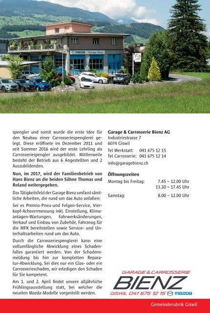 Gemeinde Giswil 2017-12
