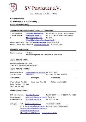 als PDF zum download - SV Postbauer