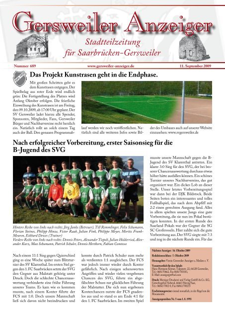 September Gersweiler Anzeiger