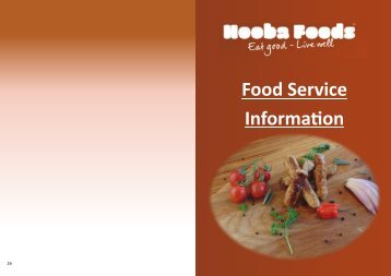 FOOD SERVICE LEAFLET MAR 17