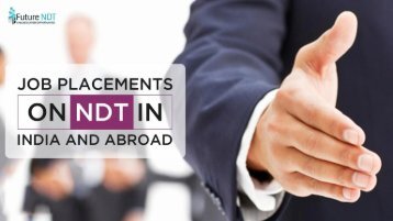 Job Placements On NDT India and Abroad