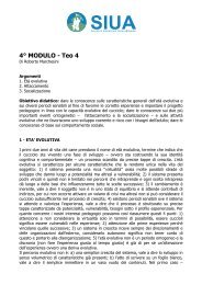 4° MODULO - Teo 4 - Siua