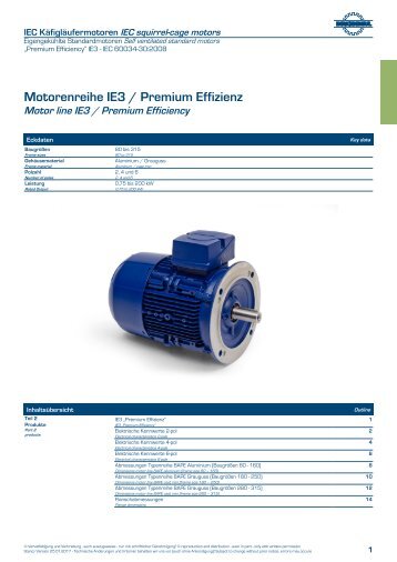 Elektromotoren-Katalog-IE3