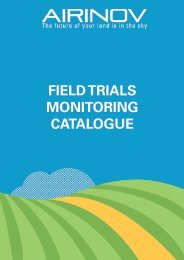 Field trials monitoring catalogue