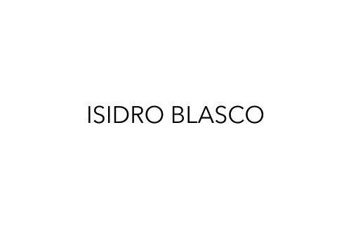 PORTFÓLIO ISIDRO BLASCO