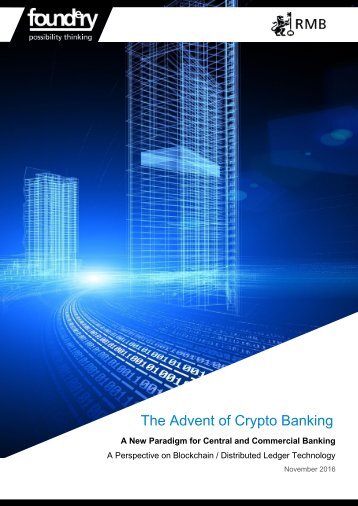 The Advent of Crypto Banking