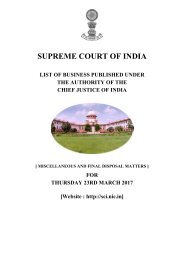 SUPREME COURT OF INDIA