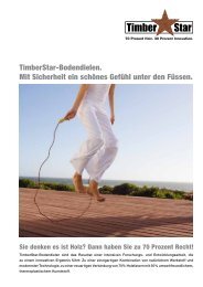 Prospekt TimberStar-Bodendielen (PDF) - Neomat AG