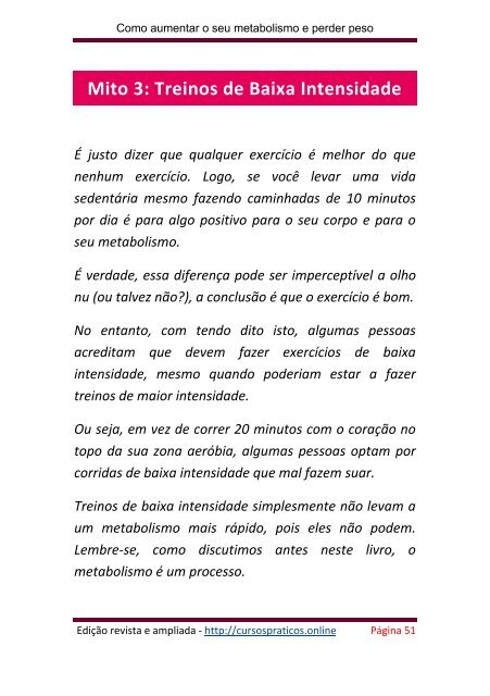 0-Como Aumentar o seu metabolismo e perder peso