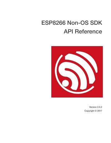 ESP8266 Non-OS SDK API Reference