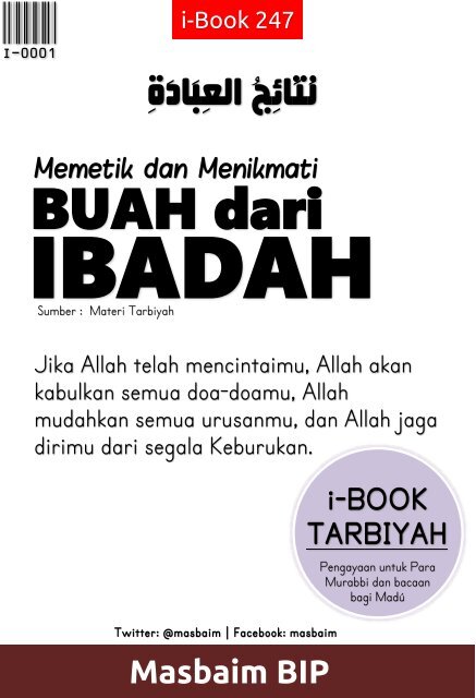 Nataijul-ibadah eBook Tarbiyah i-book