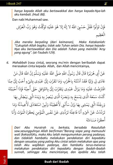 Nataijul-ibadah eBook Tarbiyah i-book