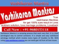 Complete Vashikaran Mantra Services