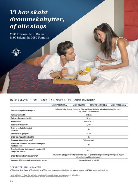 MSC Cruises hovedkatalog