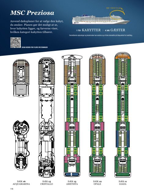 MSC Cruises hovedkatalog