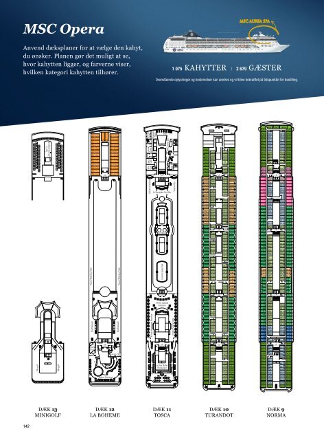 MSC Cruises hovedkatalog