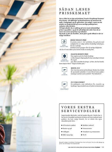 MSC Cruises hovedkatalog