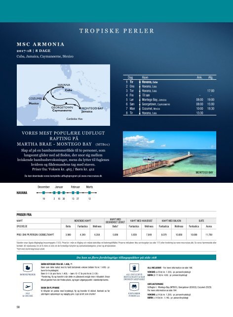 MSC Cruises hovedkatalog