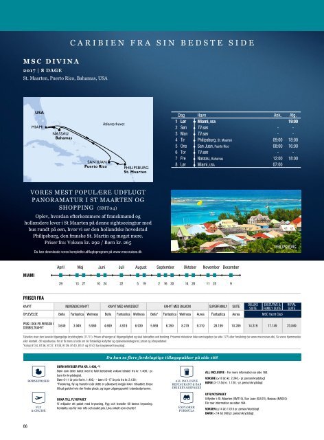 MSC Cruises hovedkatalog