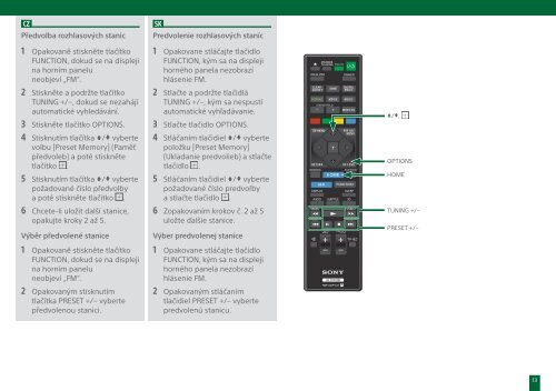 Sony BDV-NF7220 - BDV-NF7220 Guide de mise en route Tch&egrave;que