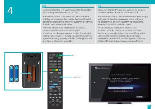 Sony BDV-NF7220 - BDV-NF7220 Guide de mise en route Slovaque