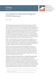 Securing Fair Value from Nigeria’s DSDP Contracts