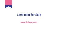 Laminator for Sale