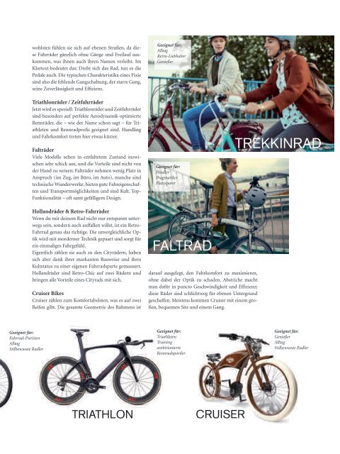 BIKE&CO - Das Magazin für Spaß und Freude am Radfahren - Ausgabe 01/2017