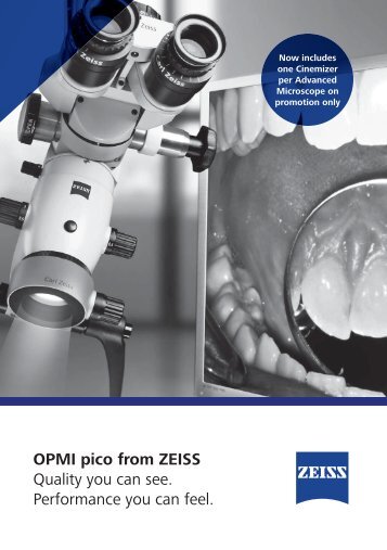 Zeiss Dental Promotion Booklet