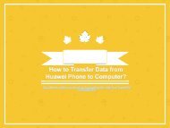 How to Transfer Data from Huawei Phone to Computer?